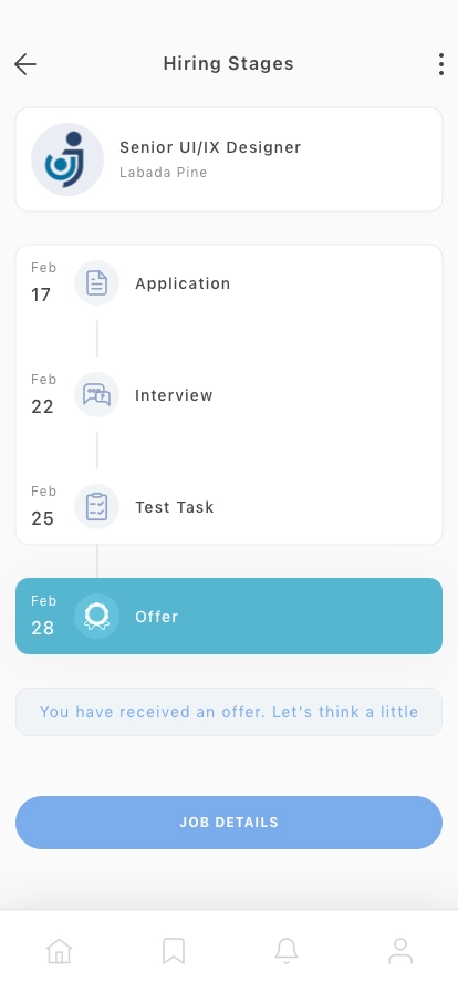 Work Finder Mobile App UI Kit - Screenshot 2