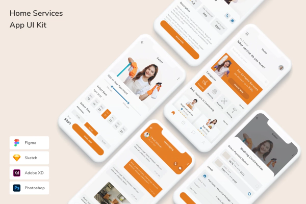 Home Services App UI Kit