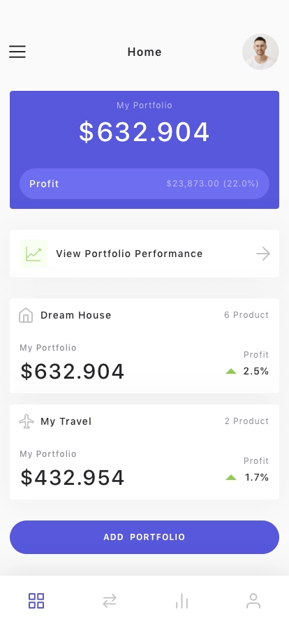 Personal Finance App UI Kit - Screenshot 4