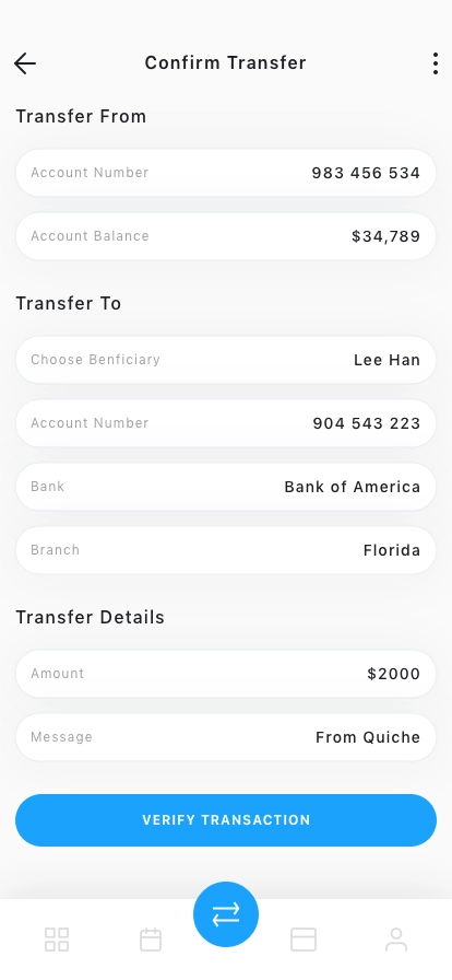 Money Transfer Mobile App UI Kit - Screenshot 4