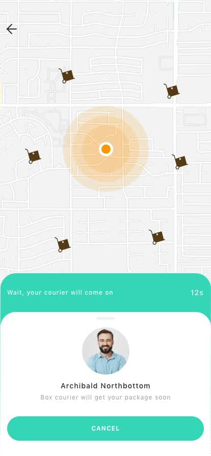 Shipping Service Mobile App UI Kit - Screenshot 5