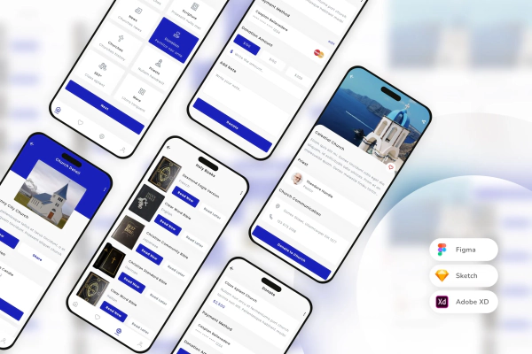 Church Donation Mobile App UI Kit