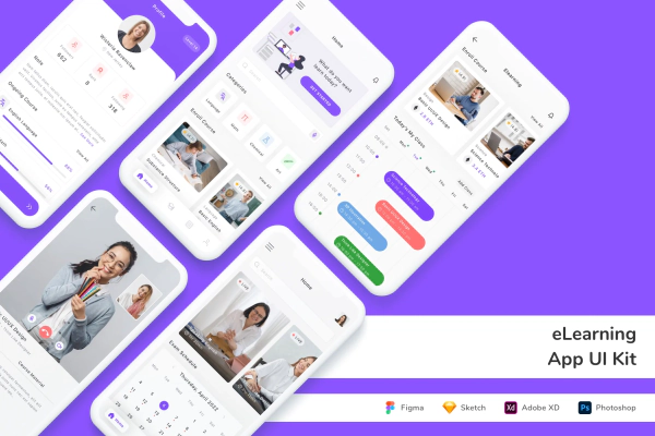 eLearning App UI Kit