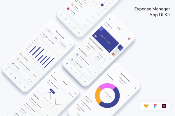 Expense Manager App UI Kit