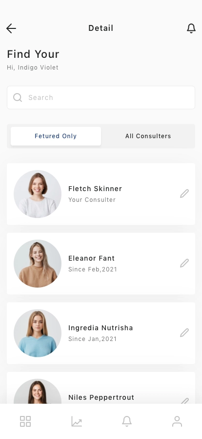 Consulting Service Mobile App UI Kit - Screenshot 2