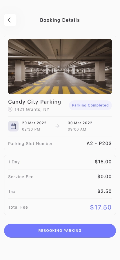 Park Locator Mobile App UI Kit - Screenshot 5