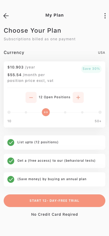 Hiring Platform Mobile App UI Kit - Screenshot 5