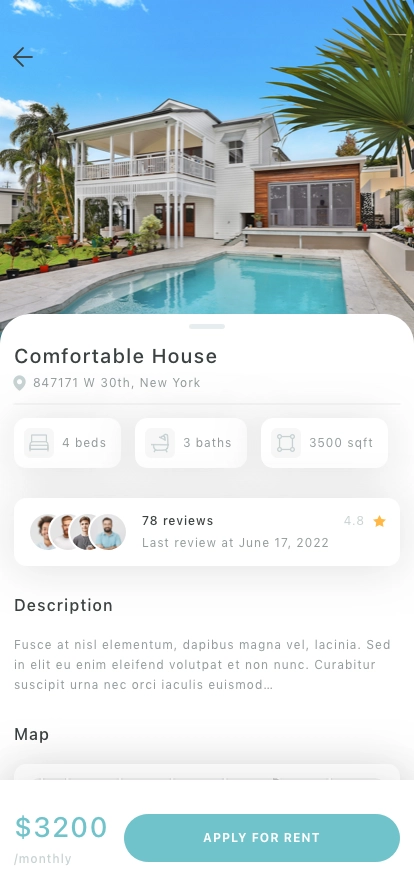 Real Estate Mobile App UI Kit - Screenshot 5