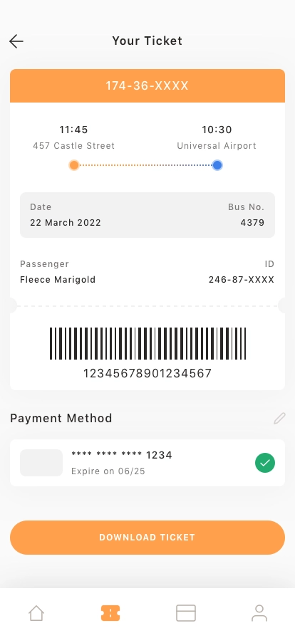 Bus Station & Ticket App UI Kit - Screenshot 2