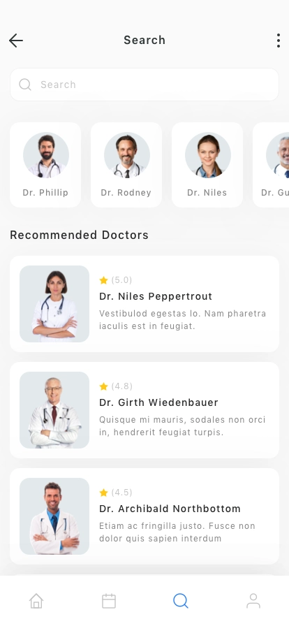 Doctor Appointment Mobile App UI Kit for Figma, Sketch & XD | UIworkshop