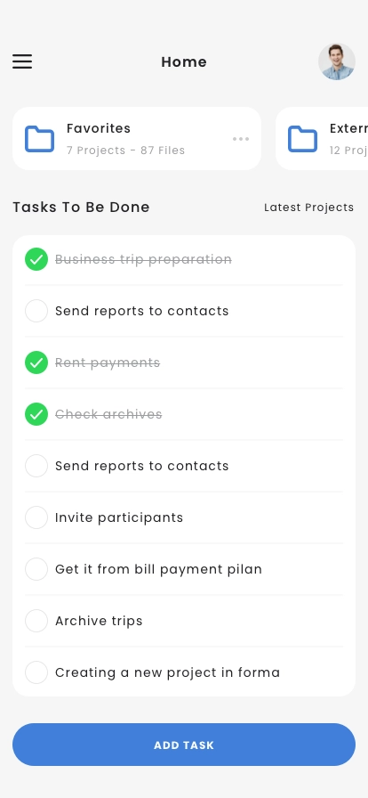 Work Planner App UI Kit - Screenshot 1