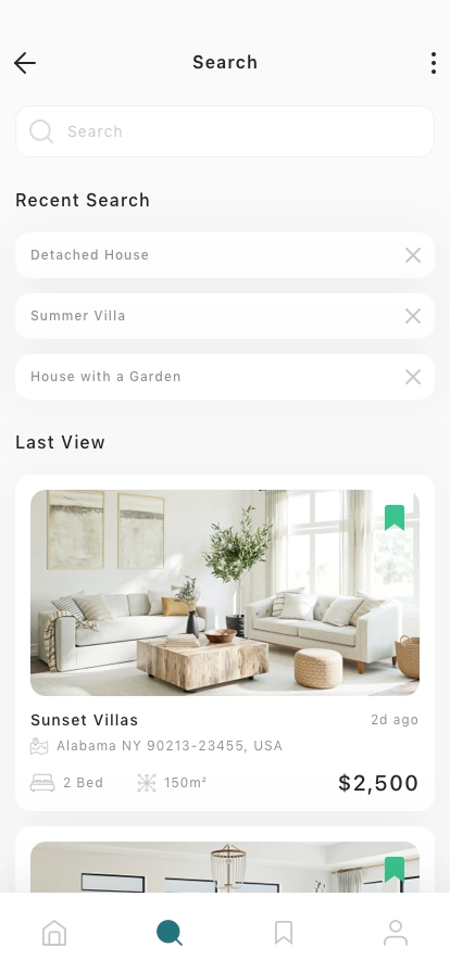 Real Estate Mobile App UI Kit - Screenshot 2