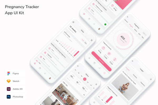 Pregnancy Tracker App UI Kit