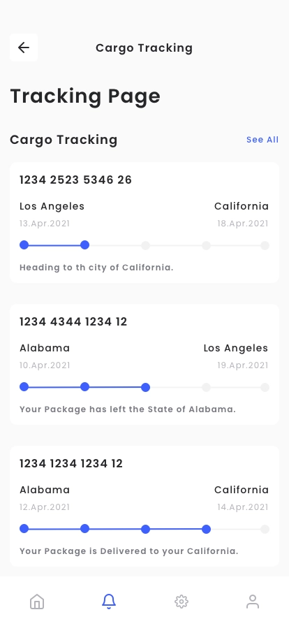 Logistics & Transport App UI Kit - Screenshot 3