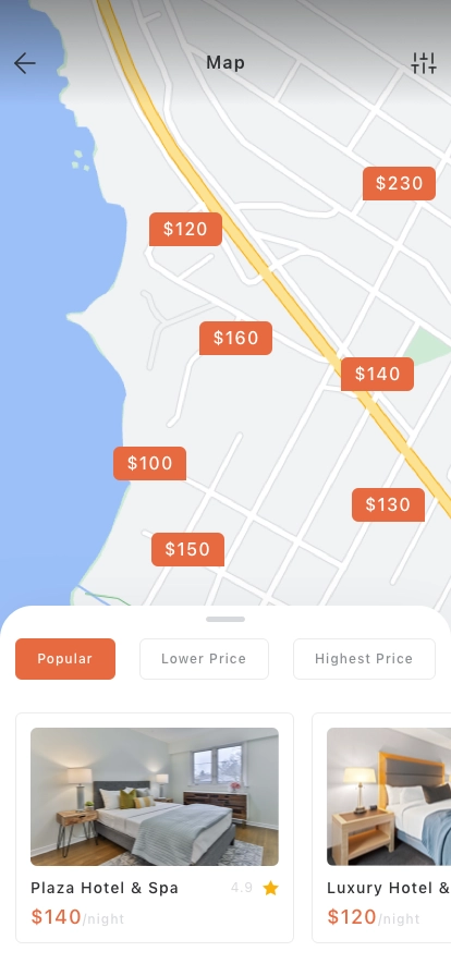 Hotel Booking Mobile App UI Kit - Screenshot 3