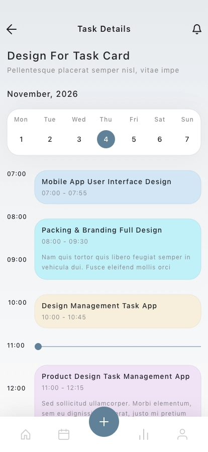Task Scheduling Mobile App UI Kit - Screenshot 4