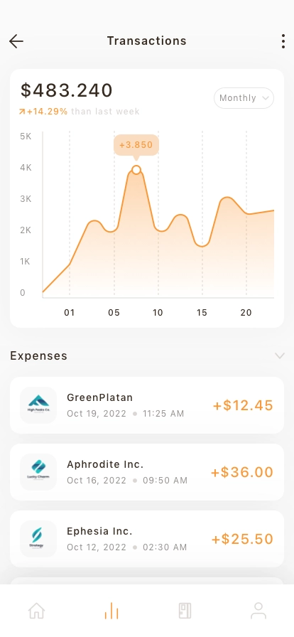 Payment & Finance Mobile App UI Kit - Screenshot 2