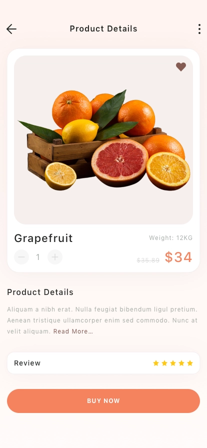 Grocery Delivery Mobile App UI Kit - Screenshot 4