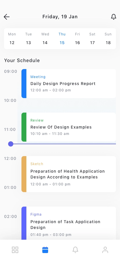 Task Manager Mobile App UI Kit - Screenshot 4