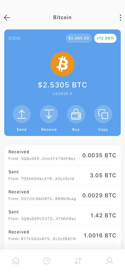 Crypto Wallet Mobile App UI Kit - Screenshot 4