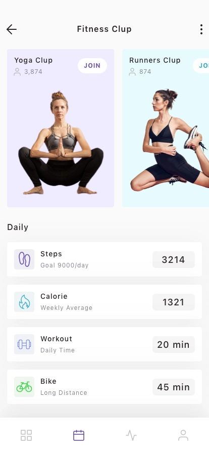 Yoga & Fitness Mobile App UI Kit - Screenshot 1