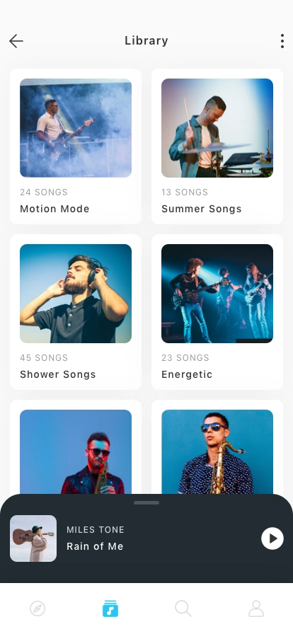 Music Player Mobile App UI Kit - Screenshot 2