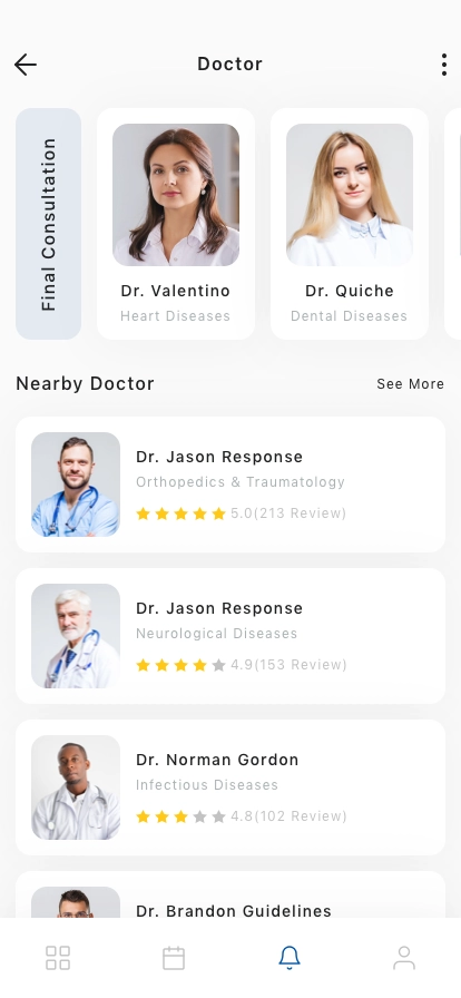 Medical Consultation Mobile App UI Kit - Screenshot 3