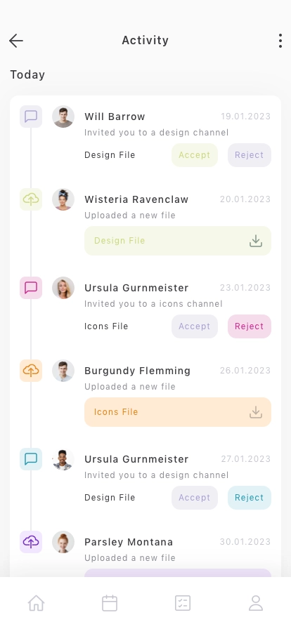 Task Scheduler Mobile App UI Kit - Screenshot 2