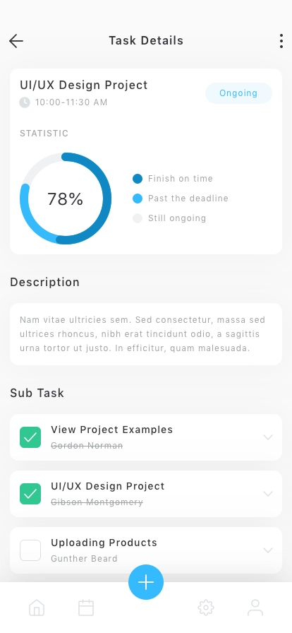 To-Do List Mobile App UI Kit - Screenshot 2
