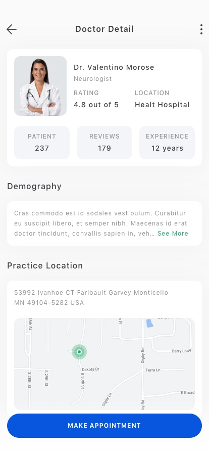 Medical Mobile App UI Kit - Screenshot 5