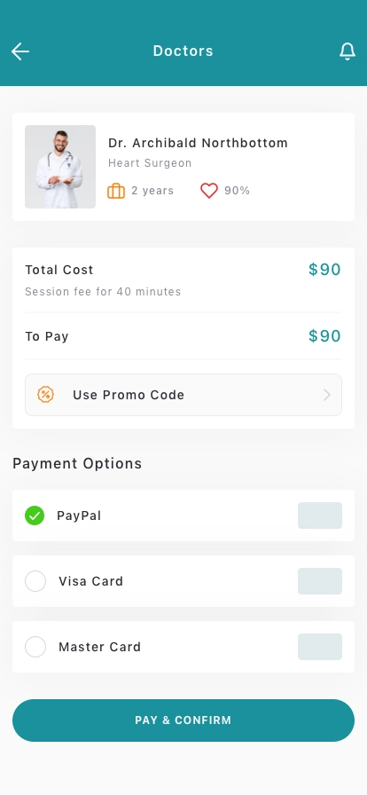 Doctor Appointment Mobile App UI Kit - Screenshot 4