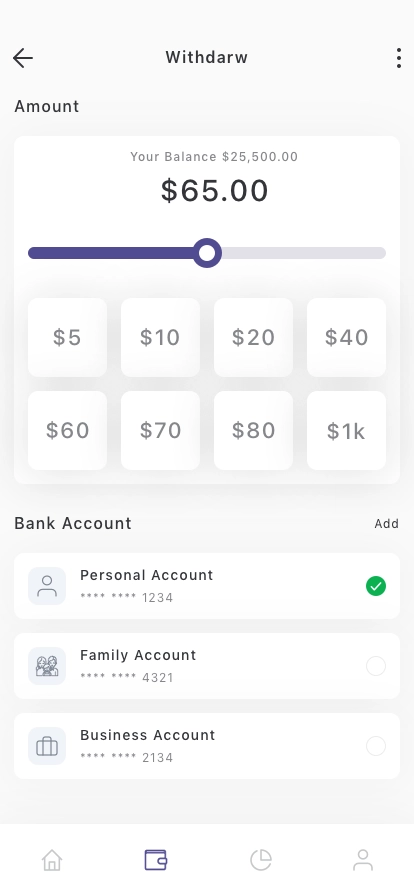 Send Money Mobile App UI Kit - Screenshot 3