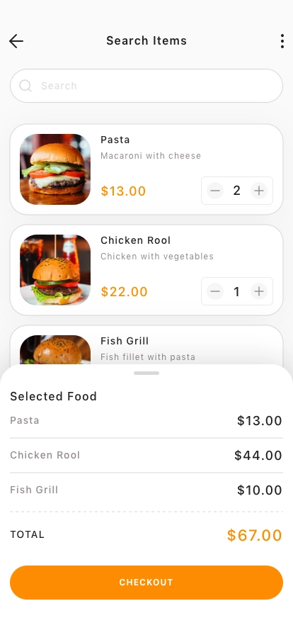 Food Delivery Mobile App UI Kit - Screenshot 2
