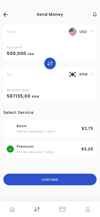 Personal Transfer Money Mobile App UI Kit - Screenshot 3