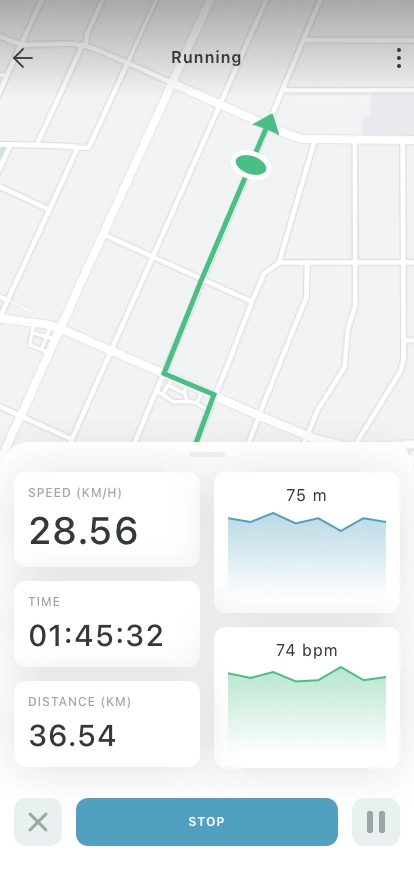 AI Fitness Mobile App UI Kit - Screenshot 5