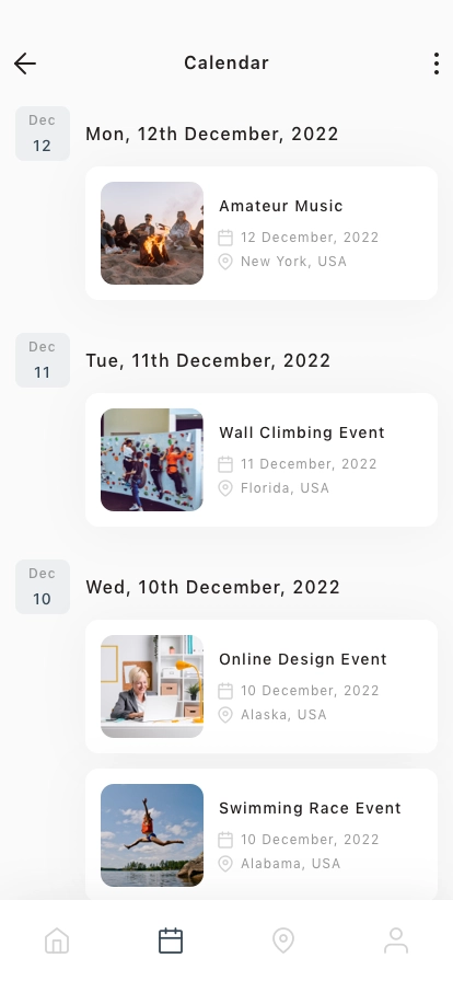 Event Booking Mobile App UI Kit - Screenshot 2