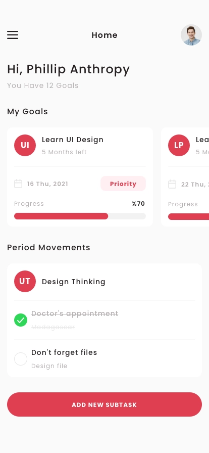 Task & Project Management App UI Kit - Screenshot 1