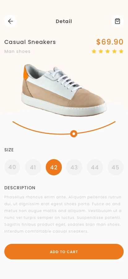 Product Detail Mobile App UI Kit - Screenshot 4