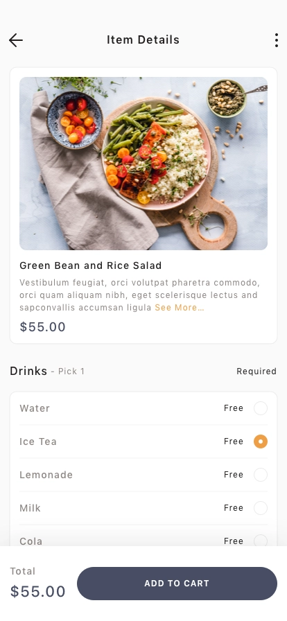 Food Delivery Mobile App UI Kit - Screenshot 3