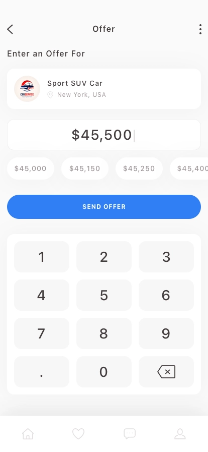 Car Marketplace Mobile App UI Kit - Screenshot 4
