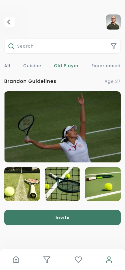 Tennis Court Finder & Booking App UI Kit - Screenshot 4