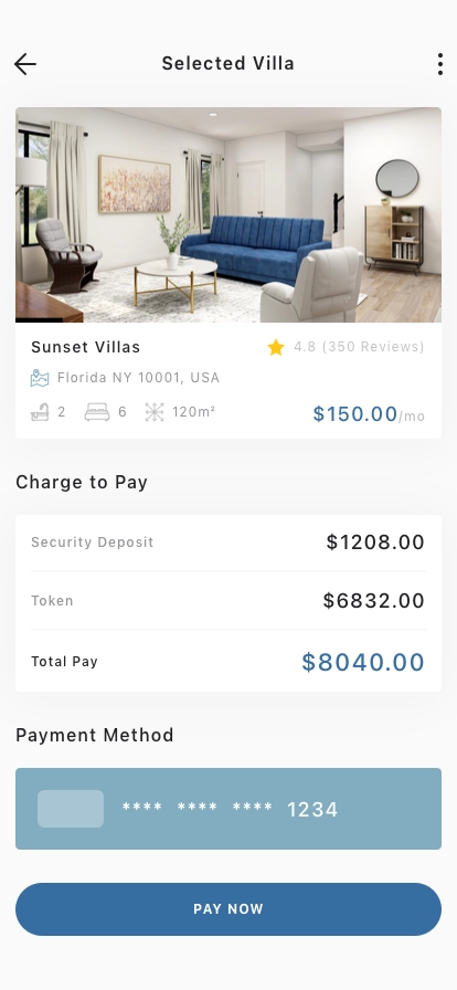 Real Estate Mobile App UI Kit - Screenshot 4