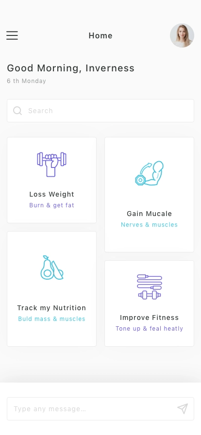 Workout Tracker Mobile App UI Kit - Screenshot 1