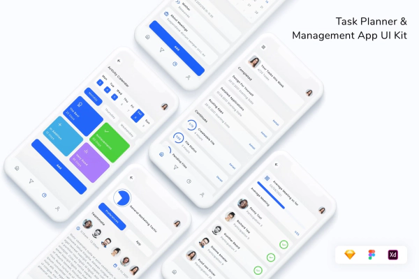 Task Planner & Management App UI Kit