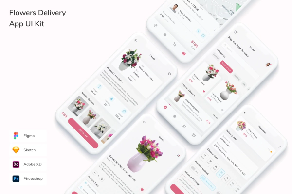 Flowers Delivery App UI Kit