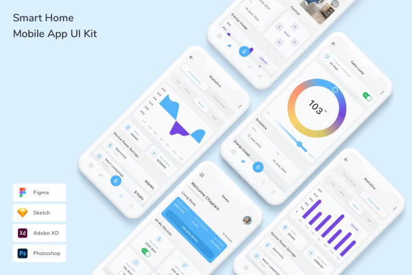Smart Home Mobile App UI Kit