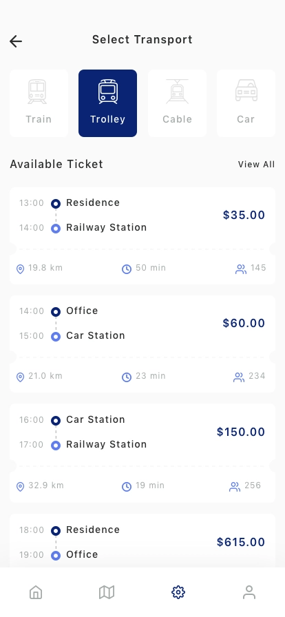 Public Transport Mobile App UI Kit - Screenshot 3