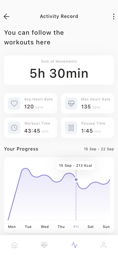 Fitness & Workout Mobile App UI Kit - Screenshot 5
