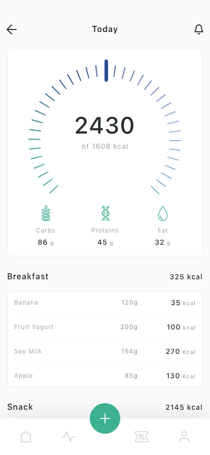 Nutrition Tracker Mobile App UI Kit - Screenshot 5