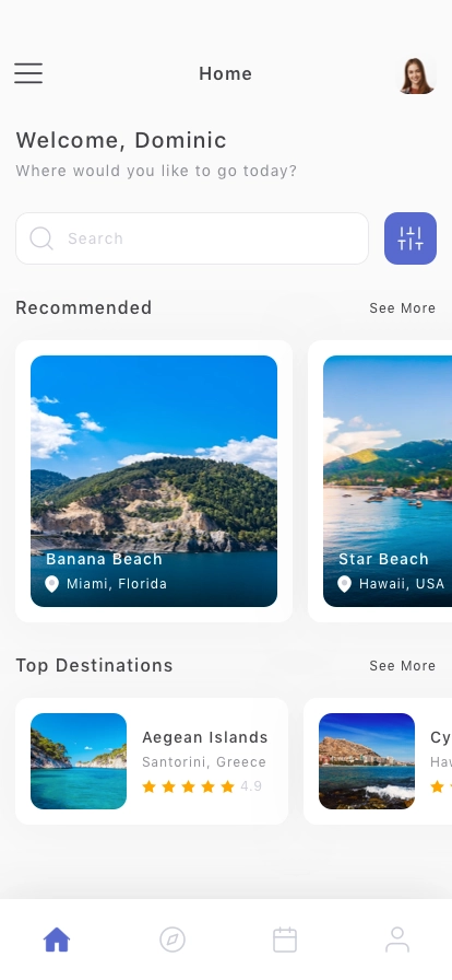Hotel Booking Mobile App UI Kit - Screenshot 1